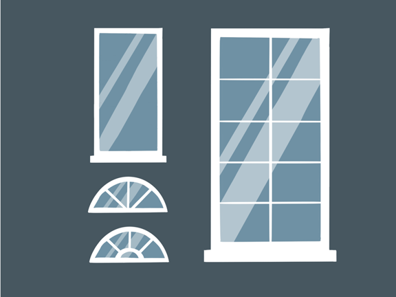 Olika fönstermodeller