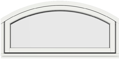 Retro Flexibel, fast fönster med välvd överkant och blindbåge utsida